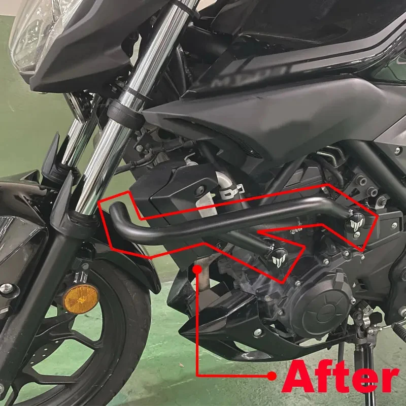 2023 New MT25 MT03 Motorcycle Engine Protetive Guard Crash Bar Protector Fit For YAMAHA MT-25 MT-03 2015-2022 MT 03 Accessories