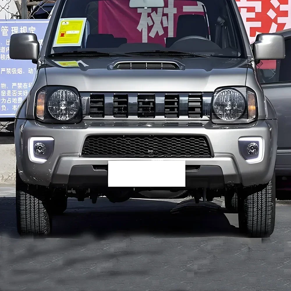 Montaje DRL automático para Suzuki Jimny 2012-2018, actualización de parachoques delantero, luz LED de circulación diurna dinámica de alta calidad, accesorios para coche