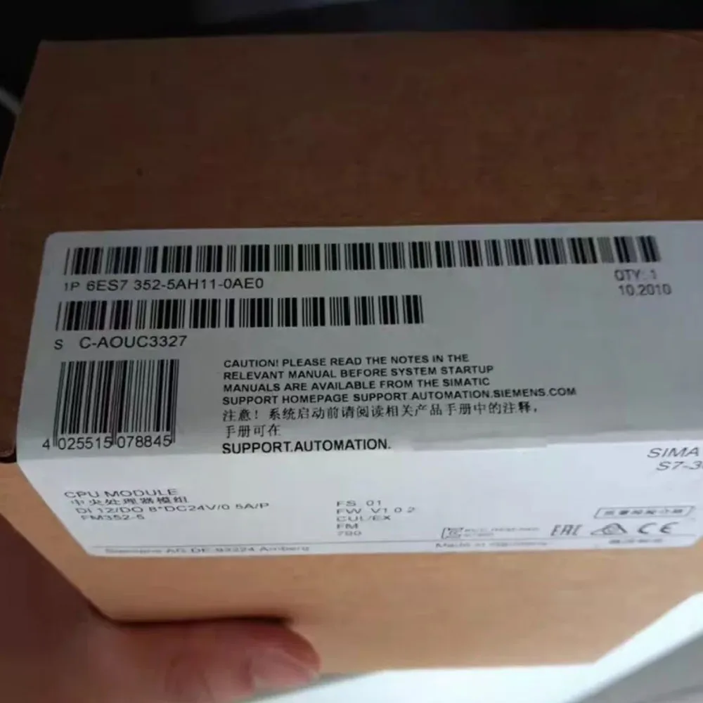 6ES7352-5AH11-0AE0 There is a PNP output terminal. High speed Boolean central processing unit