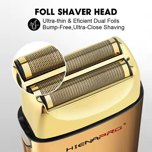 HIENA shaving machine men Electric shaver Hair clipper Rechargeable Metal Housing Pro Electric Shaver For Men Electric home - Image 2
