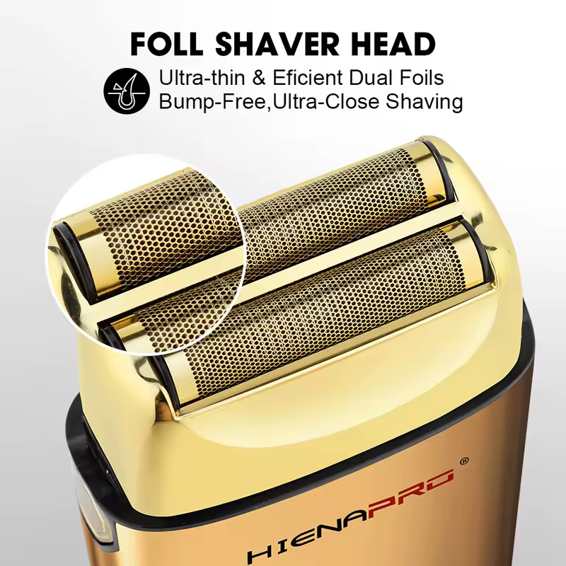 HIENA shaving machine men Electric shaver Hair clipper Rechargeable Metal Housing Pro Electric Shaver For Men Electric home - Image 2