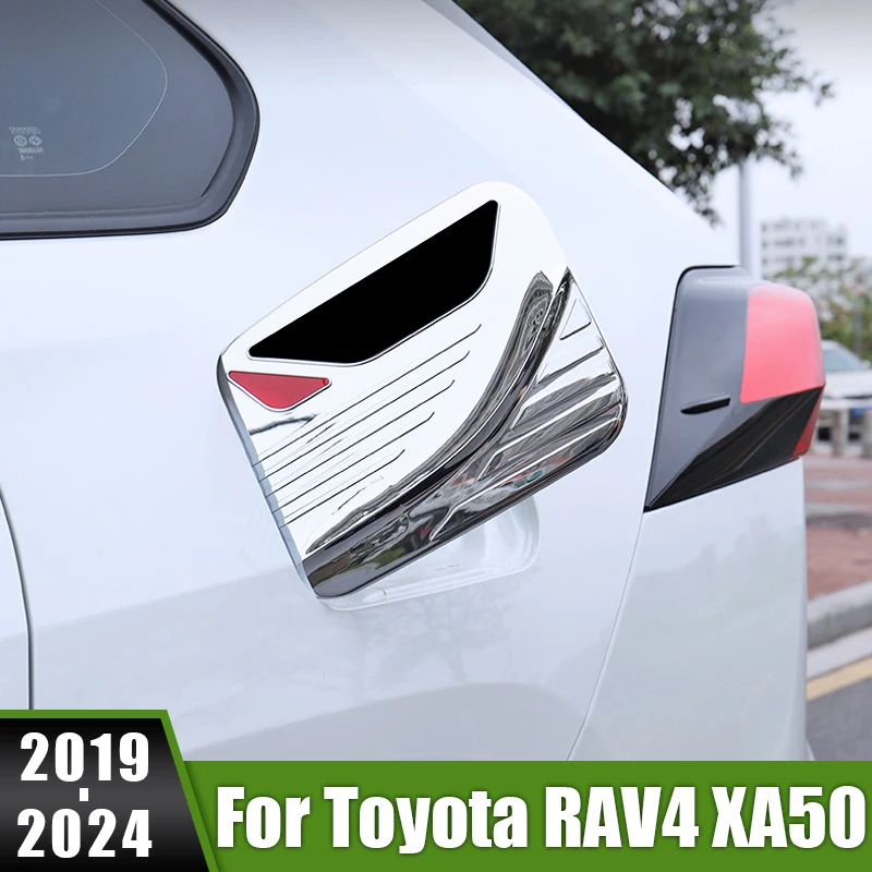 

For Toyota RAV4 XA50 RAV 4 Hybrid 2019 2020 2021 2022 2023 2024 Car Fuel Tank Cover Oil Cap Decorative Anti Scratch Trim Sticker