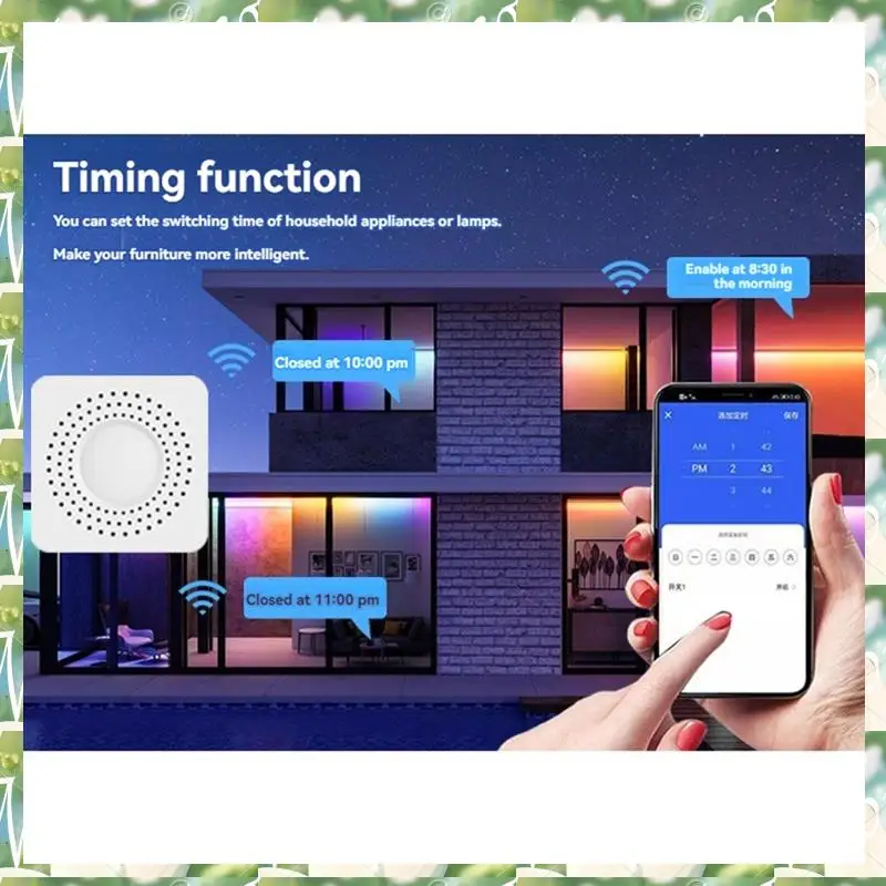 FIZP واي فاي وحدة تبديل التتابع 3/4 قناة AC100-240V العمل مع أليكسا المنزل وحدة تبديل ذكية صغيرة أ #3
