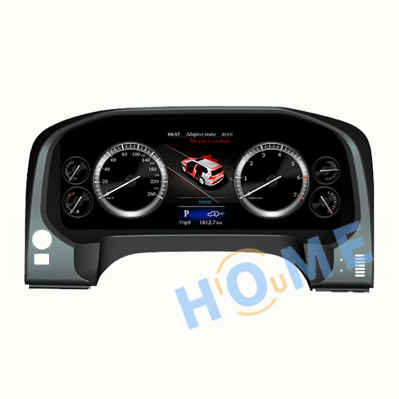 Digital Dashboard counter Panel Virtual Instrument Cluster CockPit LCD Speedometer For TOYOTA Prado 2010 - 2020