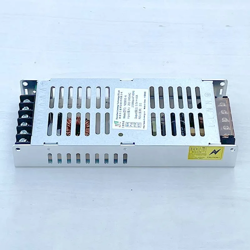 Full Color LED-paneel Videomuur 5V40A Voeding LED-scherm Lichtgevend label 200W Transformator 200/240VAC Ingang