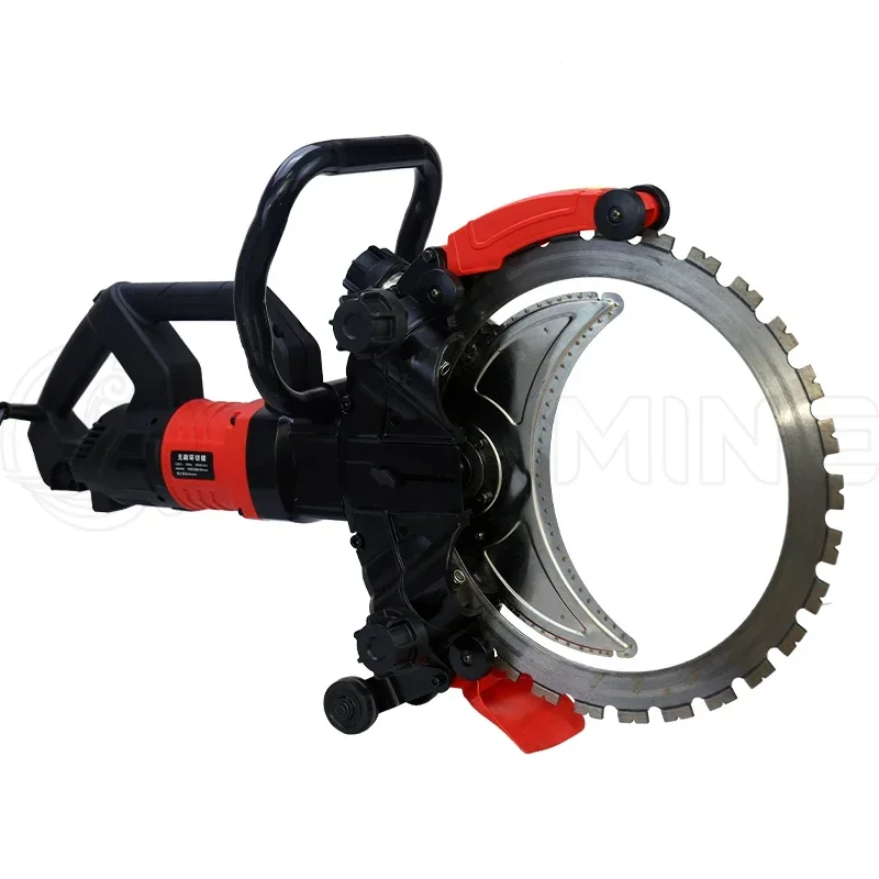 

New Handheld Concrete Cutter with Wall Saw and Ring Blade Portable Concrete Cutting Machine