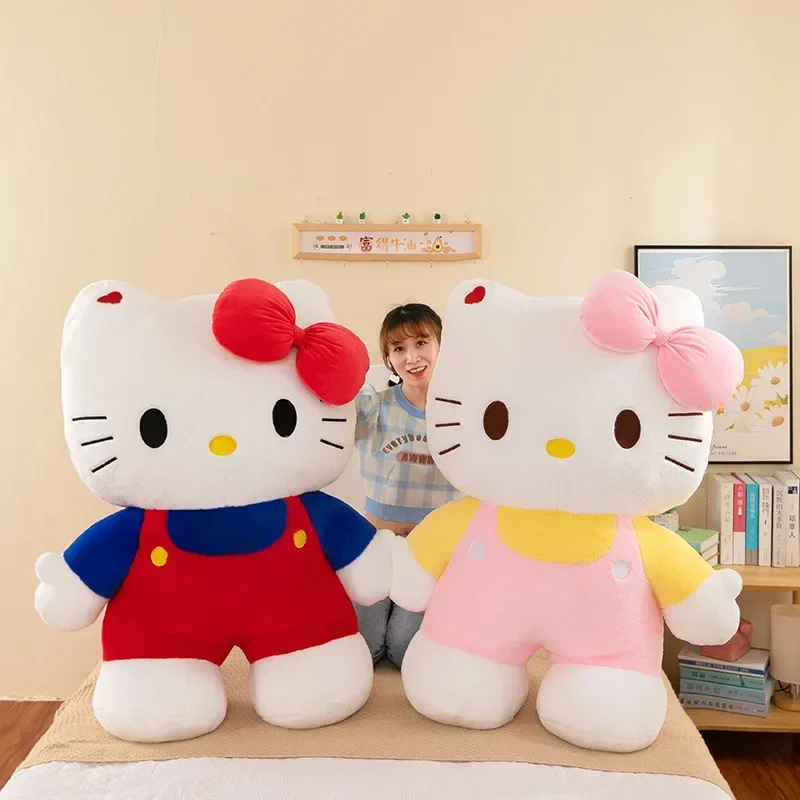 

100 см супер большой размер Sanrio милая HelloKitty мягкая кукла плюшевые кавайные украшения комнаты детский подарок на Рождество и день рождения