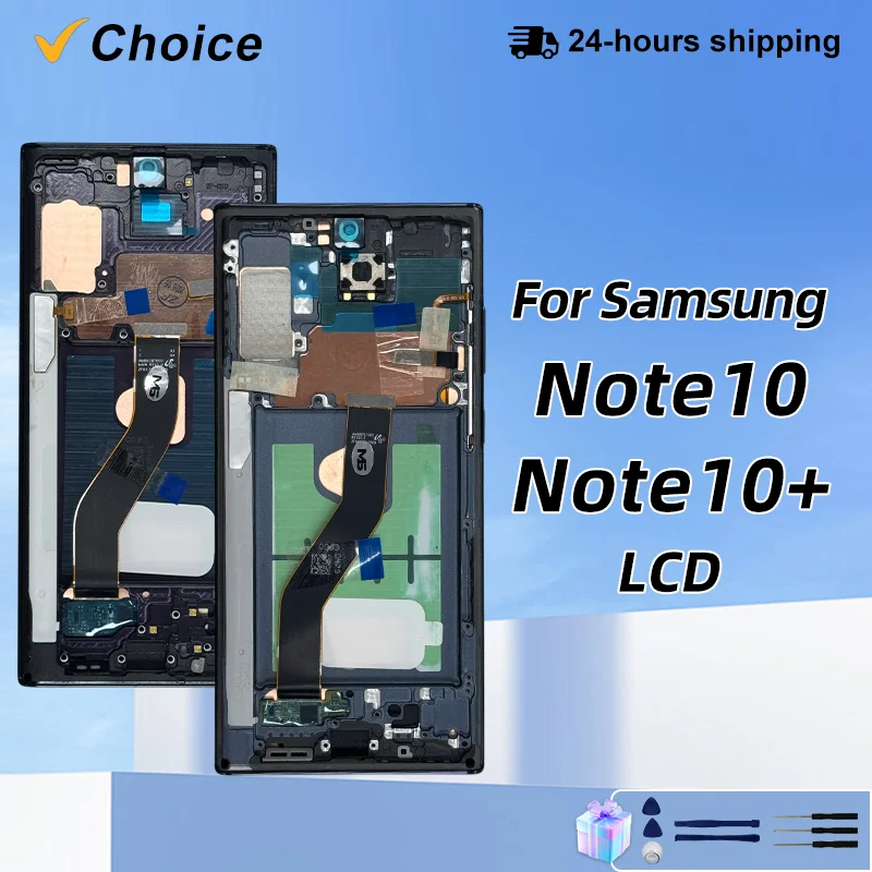AAA+ TFT For Samsung Galaxy Note 10 Note 10 Plus Display Touch Digitizer Assembly For  SM-N970U1 SM-N975X LCD Replacement Parts