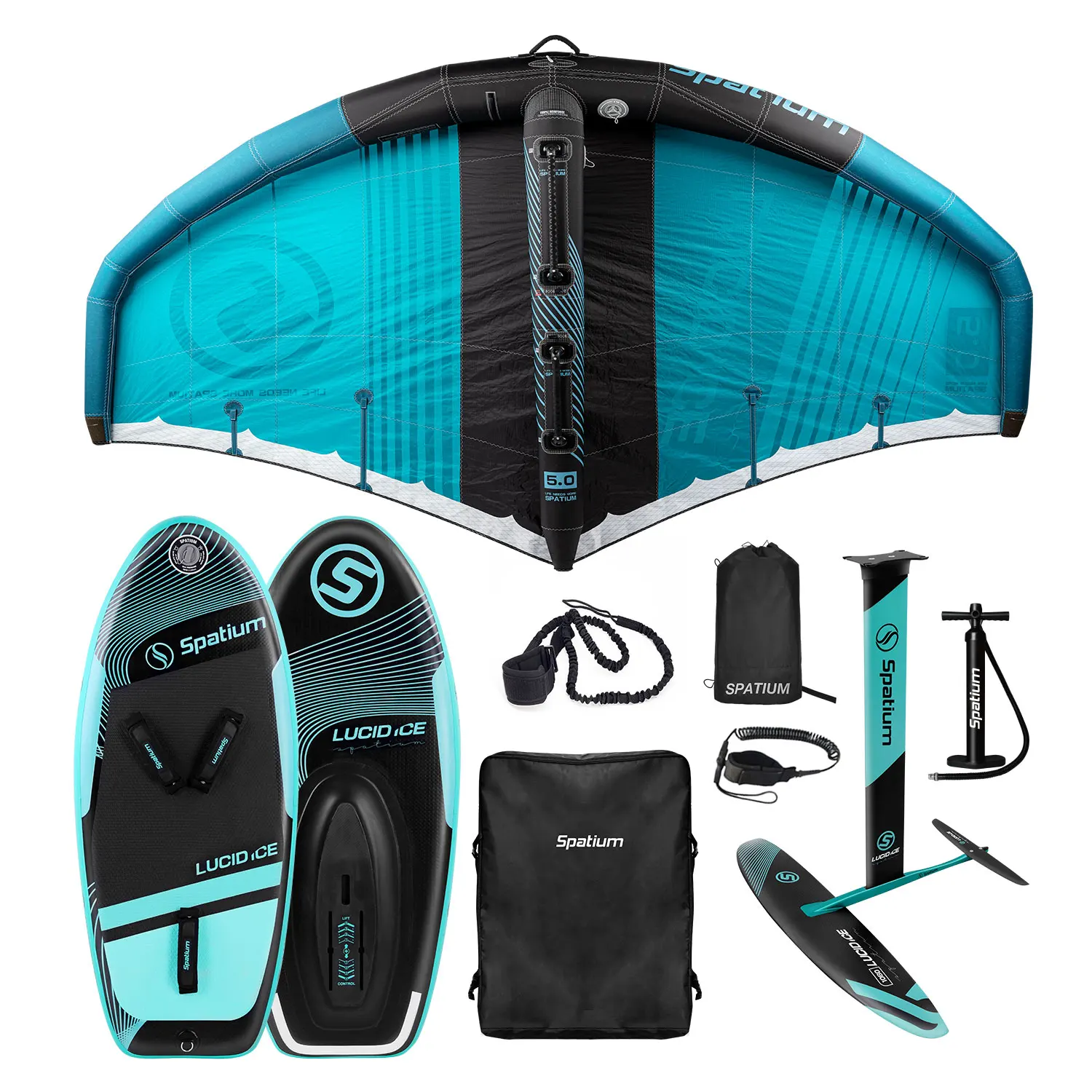 Spatium US Local Warehouse 1year Warranty Inflatable Wing Surf Foil Wing Hydrofoil Surf Foil Wing Board Suitable For Water Club