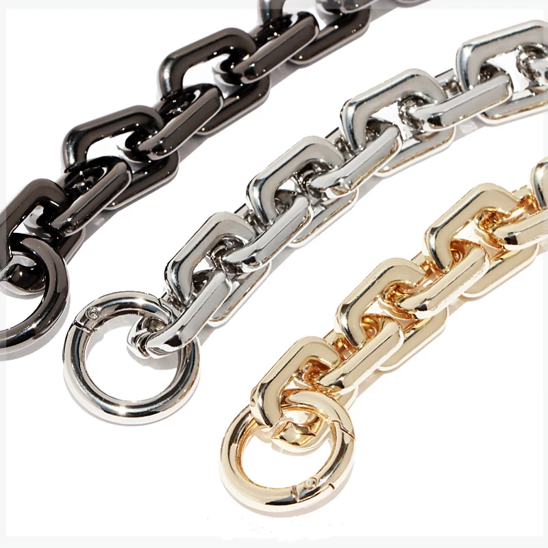 17mm Wide Heavy Strong Metal Bag Chain Big High Quality Replacement  Shoulder Bag Strap Handle for Cloud Bag, Large Handbags