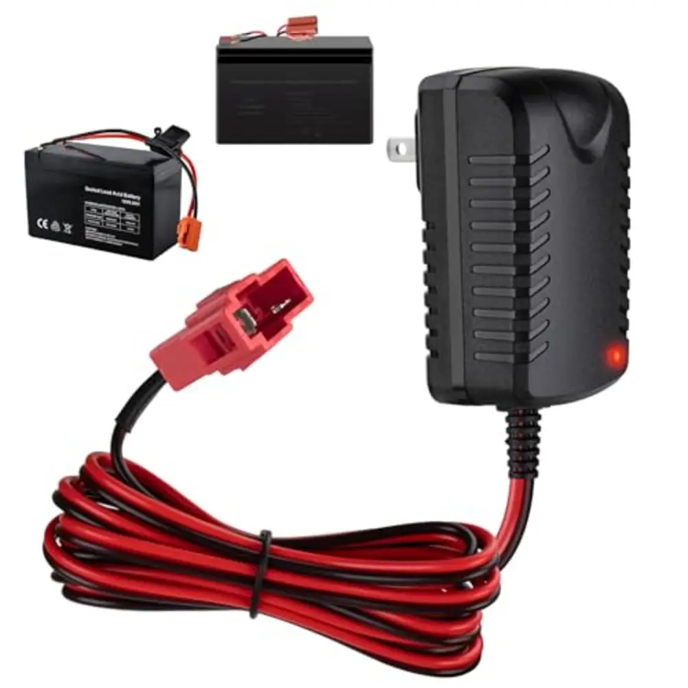 

Детские игрушки для езды, зарядное устройство для аккумулятора 6 В, зарядное устройство для электромобилей, эффективная зарядка для скутеров 3,14*1,96