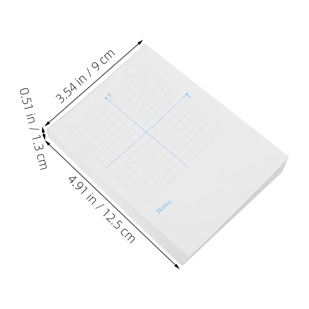 Picture 7: 3Pcs Xy Graph Notebook for Math Practice Coordinate System Learning Spatial Thinking Engineering Science Graphing