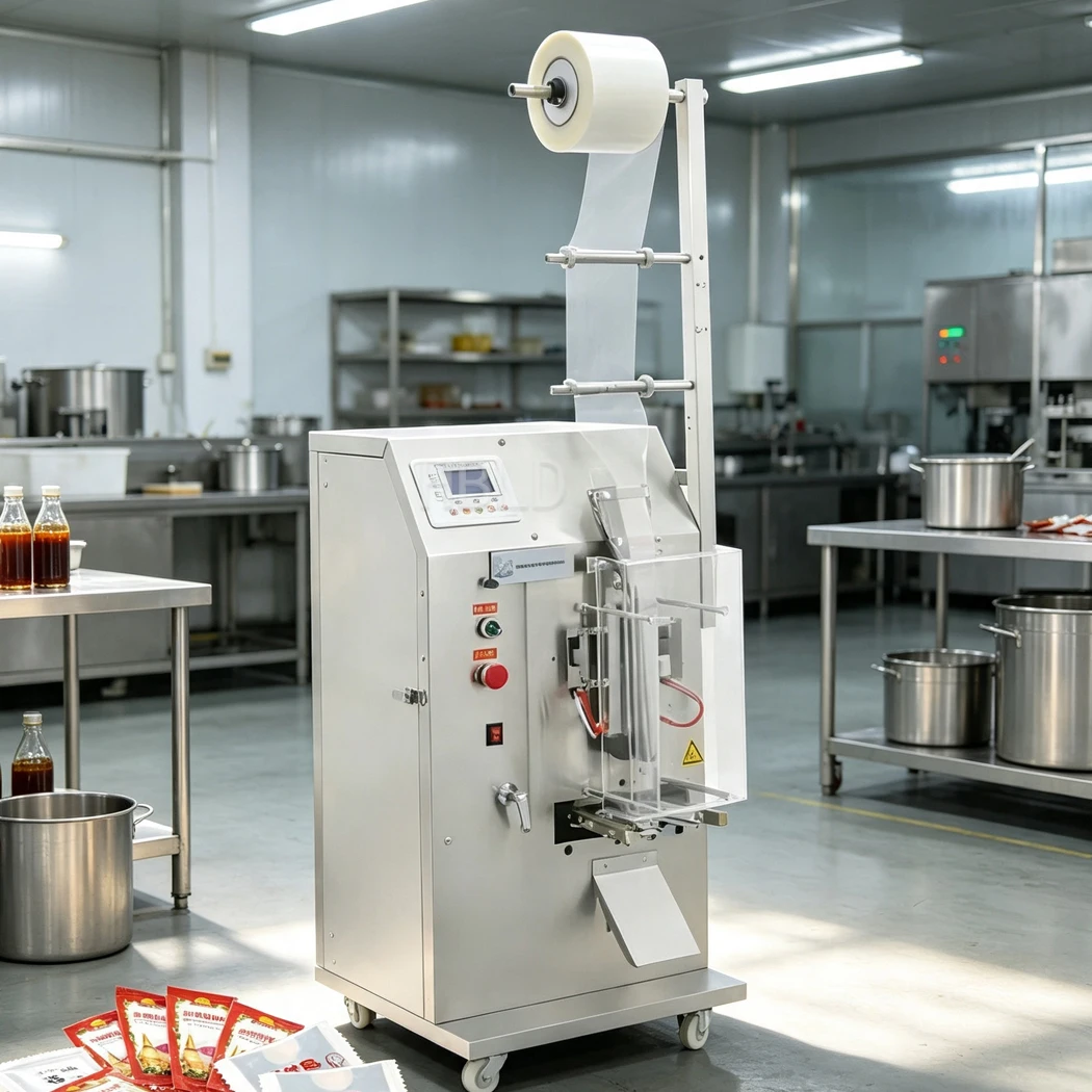 40KG Stainless Steel Liquid Packaging Machine Automatic Liquid Filling Pouch Sealing Beverage Processing Device