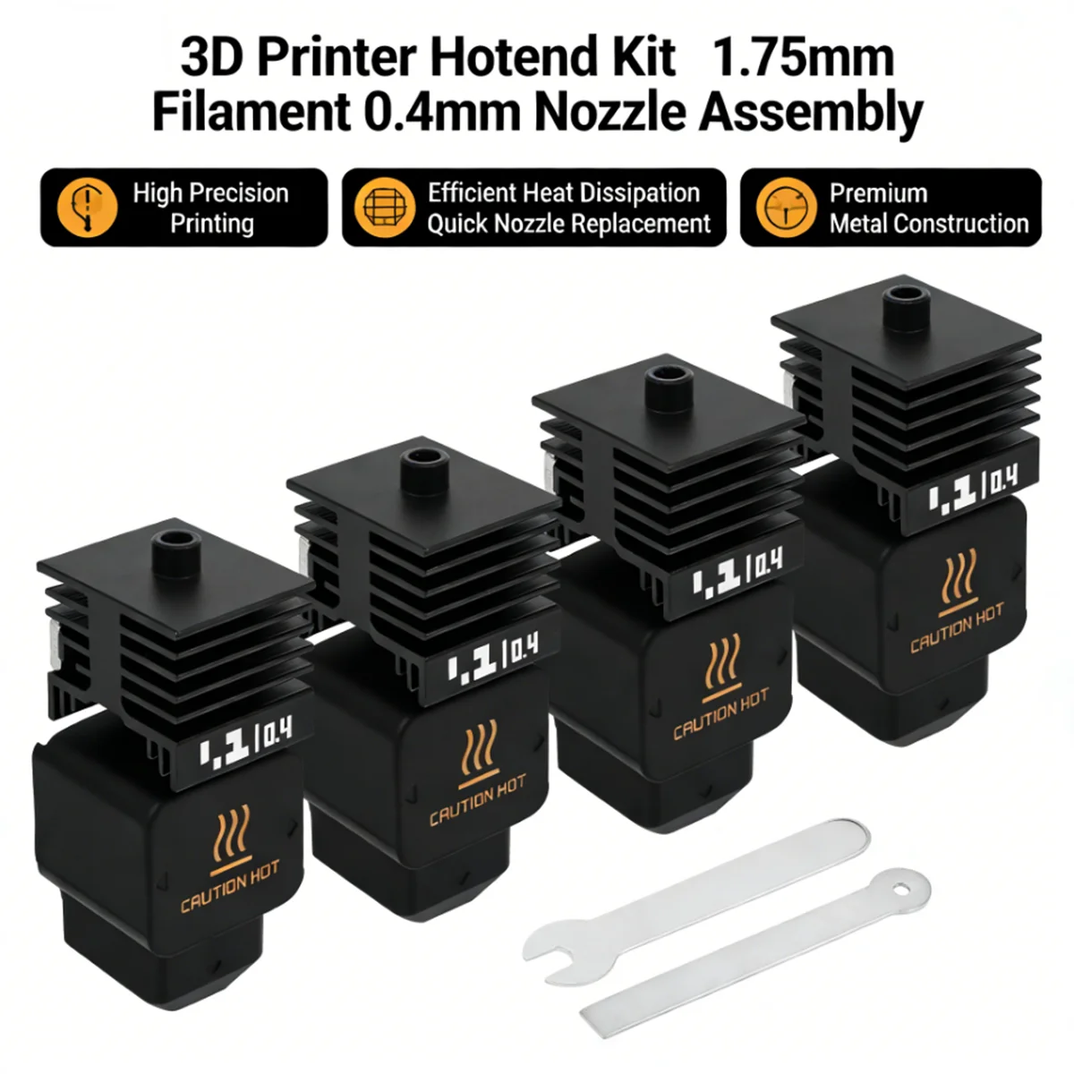 

P2S Hotend For Bambu Lab P2S Standard Flow Hot end Non-detachable Nozzle Anti-leakage Bamboo For Bambulab P2S 3D Printer Parts