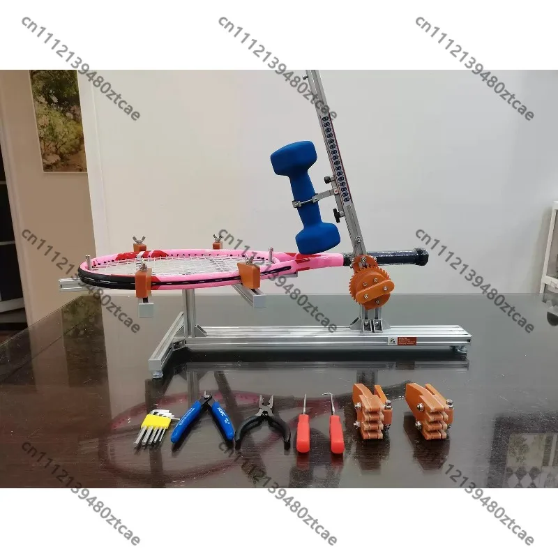 Drop‑Weight Tennis Racket Stringing Machine, Constant‑Tension Manual Racquet Stringer Equipment