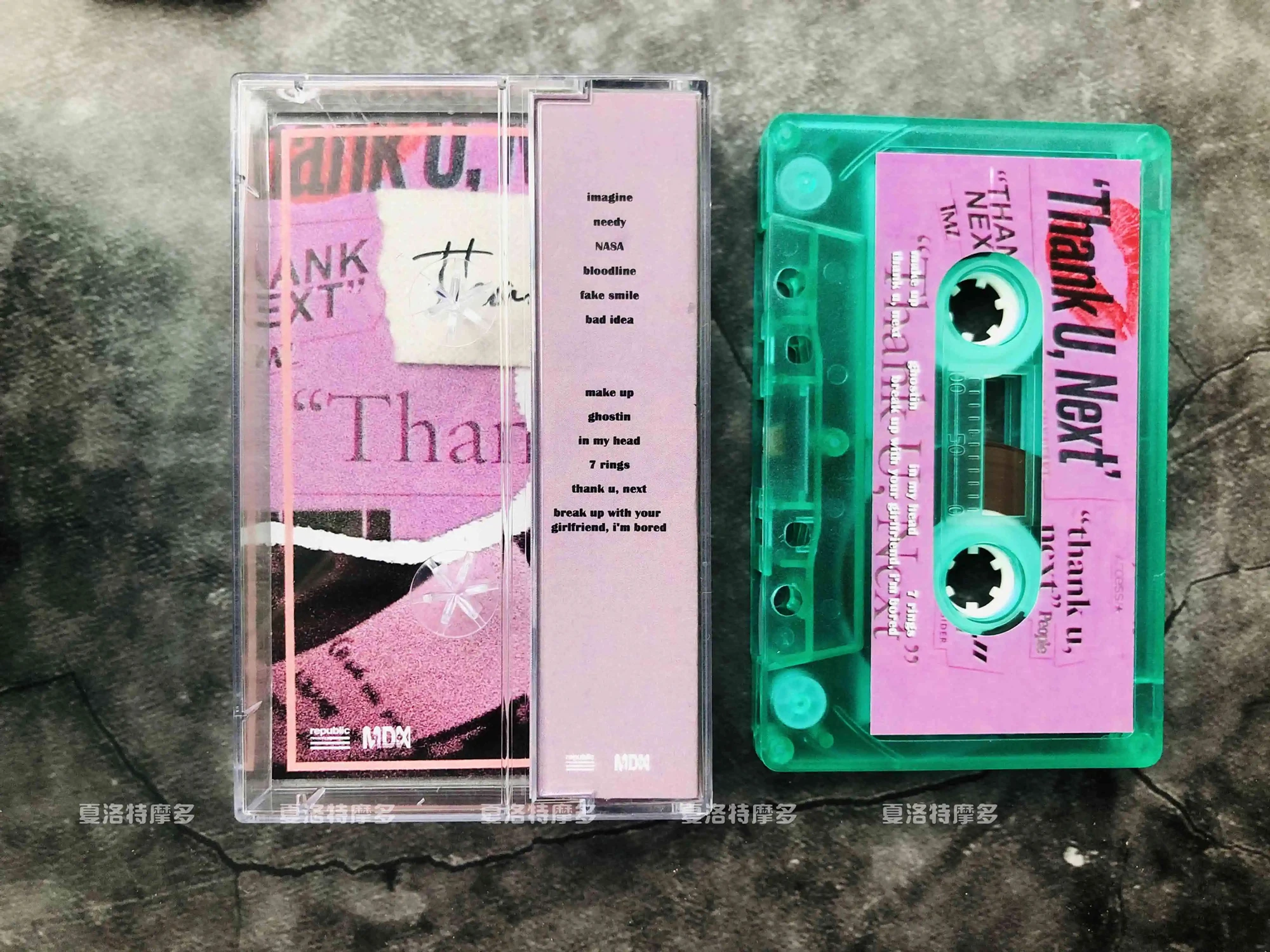 البوب أريانا غراندي الموسيقى الشريط شكرا U التالي ألبوم 7 حلقات كاسيت تأثيري وكمان مسجل السيارة صندوق المسارات الصوتية هدايا الموسيقى الطرفية