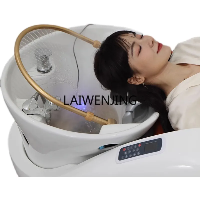 MJY luxury full body automatic first class space capsule intelligent massage hair treatment shampoo bed