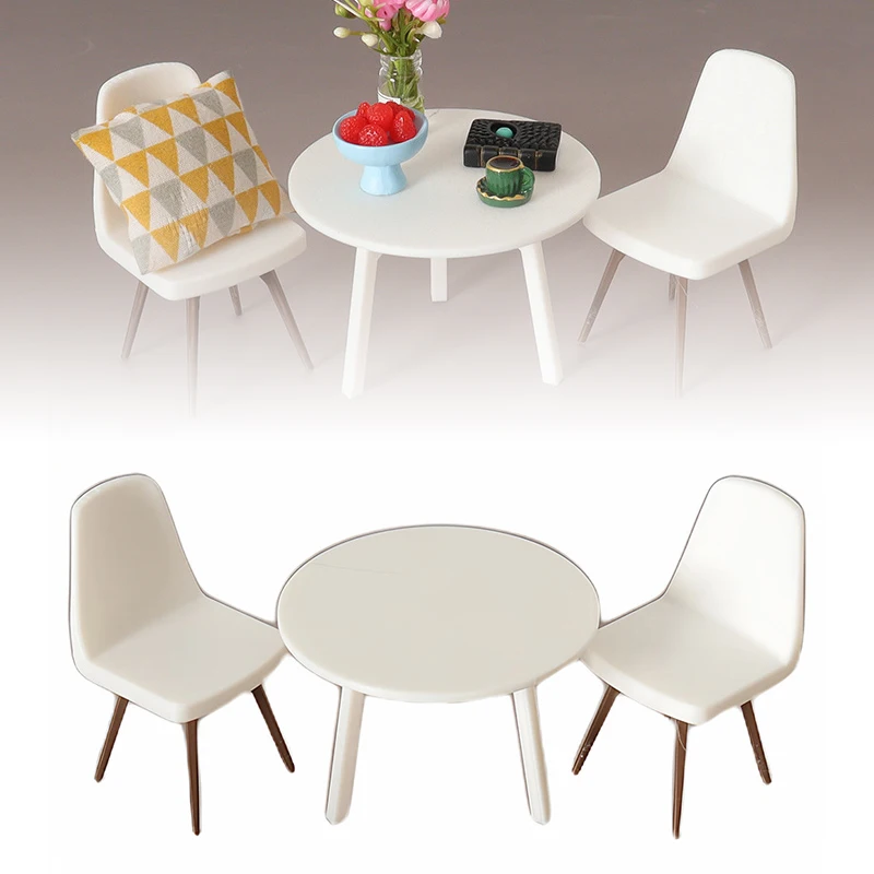 

1 компл. 1/12 кукольный домик, имитация стола, набор стульев, кукольный домик, мебель для гостиной, украшения, аксессуары, микросцена, строительный реквизит