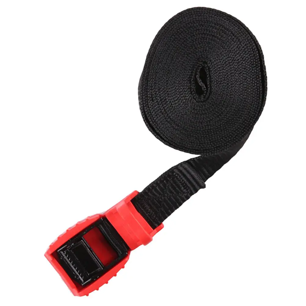 Buckle Tie Down Strap Heavy Duty Polyester Lashing Strap for Roof Rack Cargo Luggage Transport Fixing Sorting Bundling Belt
