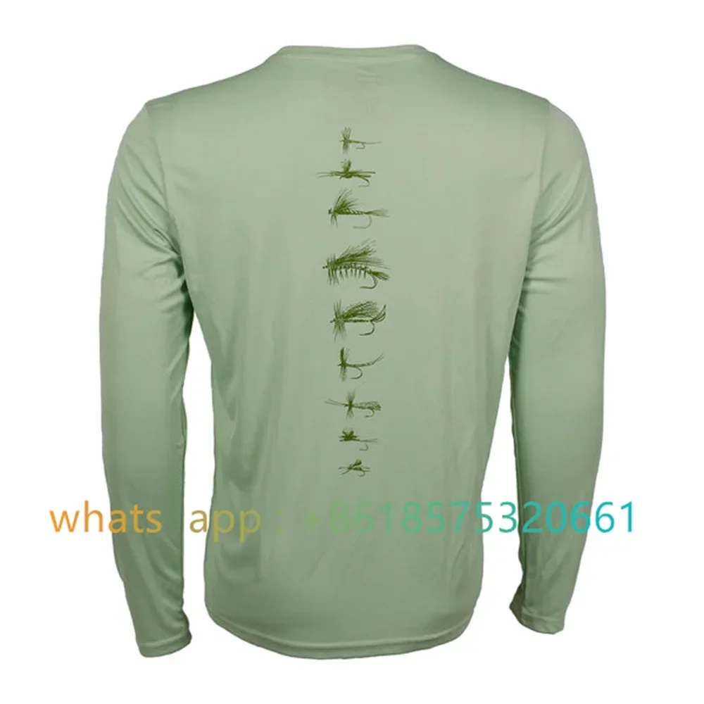 Repourwater 남성용 여름 낚시 셔츠, 자외선 차단 성능, 맞춤형 Uf 50 + Camisa Pesca 2023