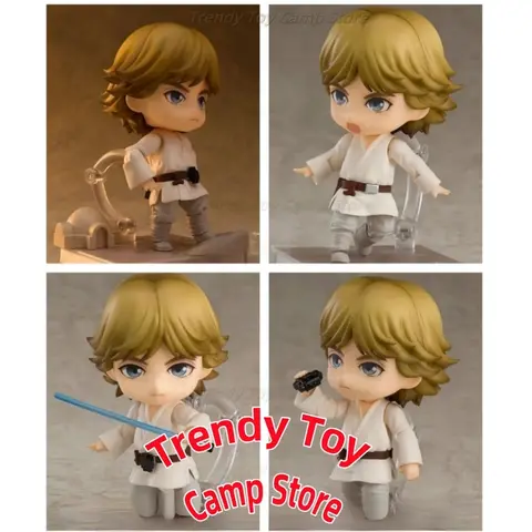 【स्टॉक में】ओरिजिनल गुड स्माइल नेन्डोरॉइड स्टार वार्स हान सोलो ल्यूक स्काईवॉकर रे डार्थ वाडर एनीमे एक्शन फिगर खिलौने 12 best sales ल्यूक स्काईवॉकर का चित्र - №10