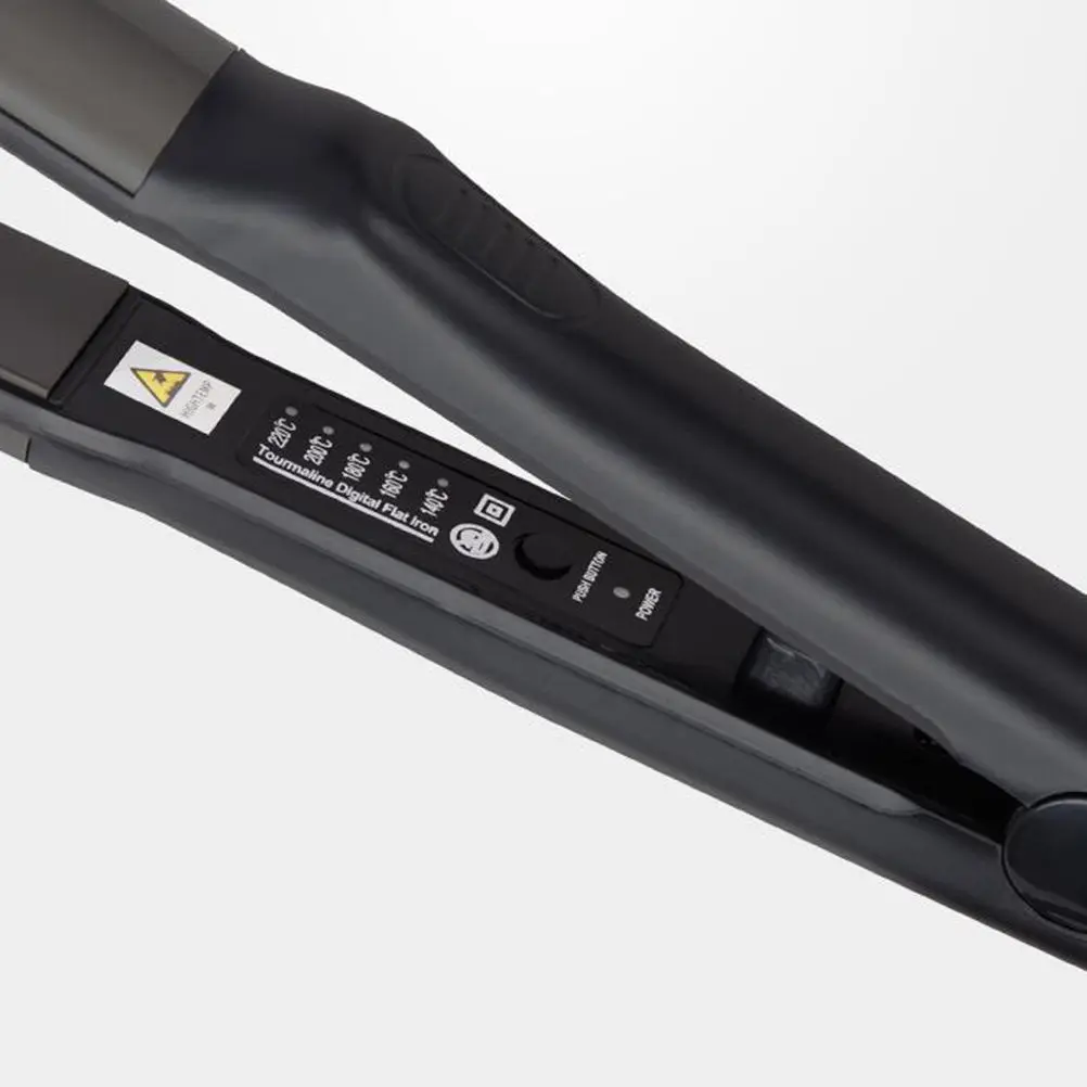 

Электрический выпрямитель для волос, черный, портативный, двойного назначения, с быстрым нагревом, паровой выпрямитель для дома и салона, 1 шт.