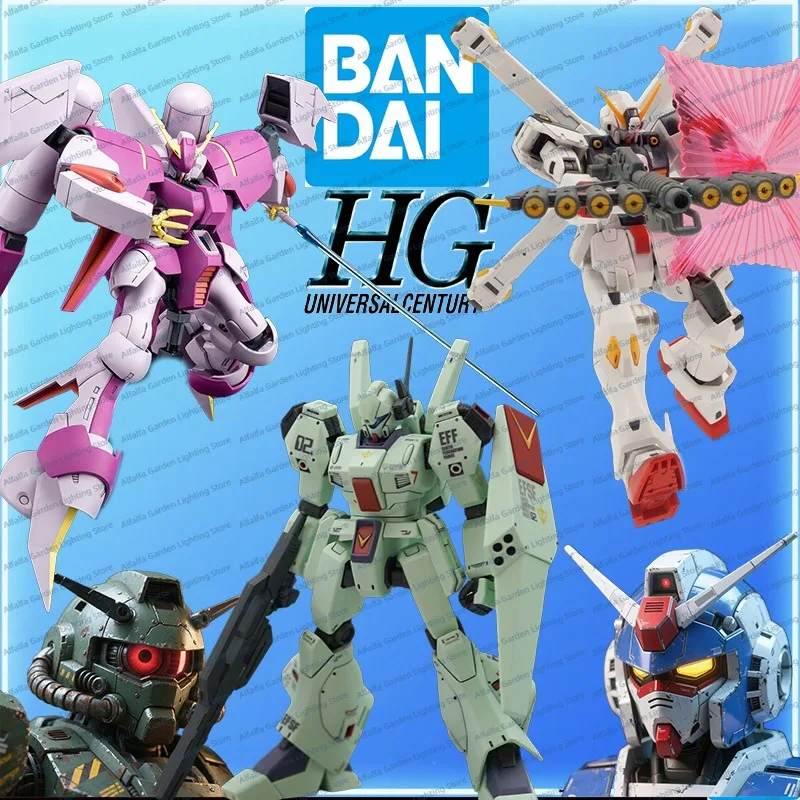 Bandai HGUC Web Excl. - Pale Rider RX-80PR Lnd Hv, RX-78-2 21C R, GM II Half St, Jegan A F91 V, Jegan De ECOAS C - Modèle Gundam