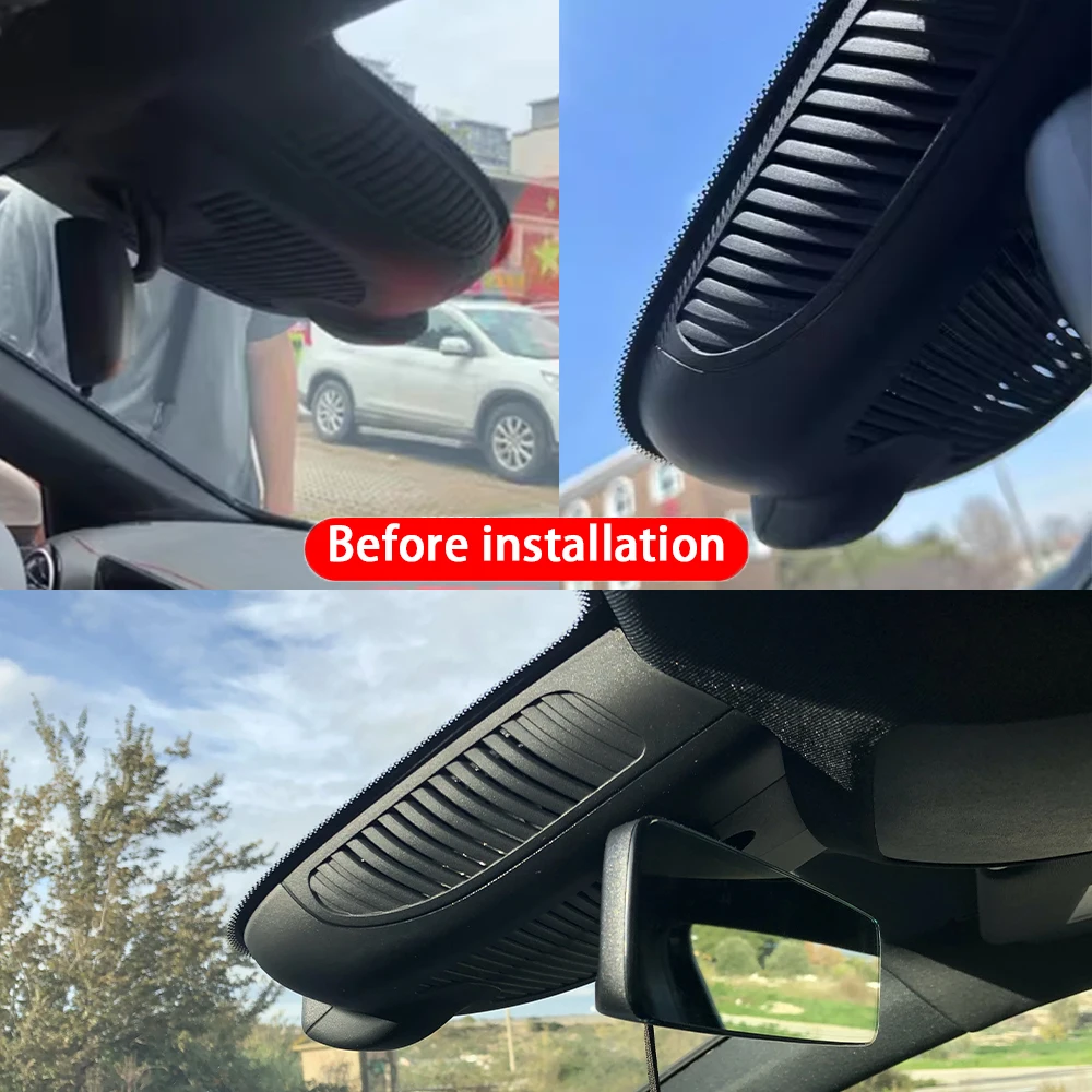 for Mercedes Benz A Class W177 V177 CLA C118 X188 EQA H243 Facelift 4K 2160P Front Rear Camera Dash Cam Wifi Plug and Play