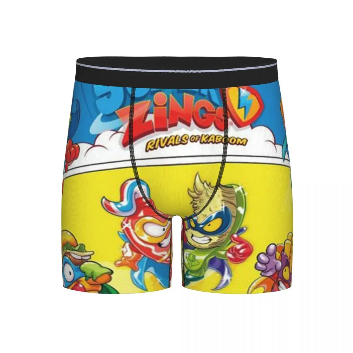 

Long Boxer Underpants Shorts Superthings Panties Men Comfortable Underwear for Homme Man Boyfriend Gift