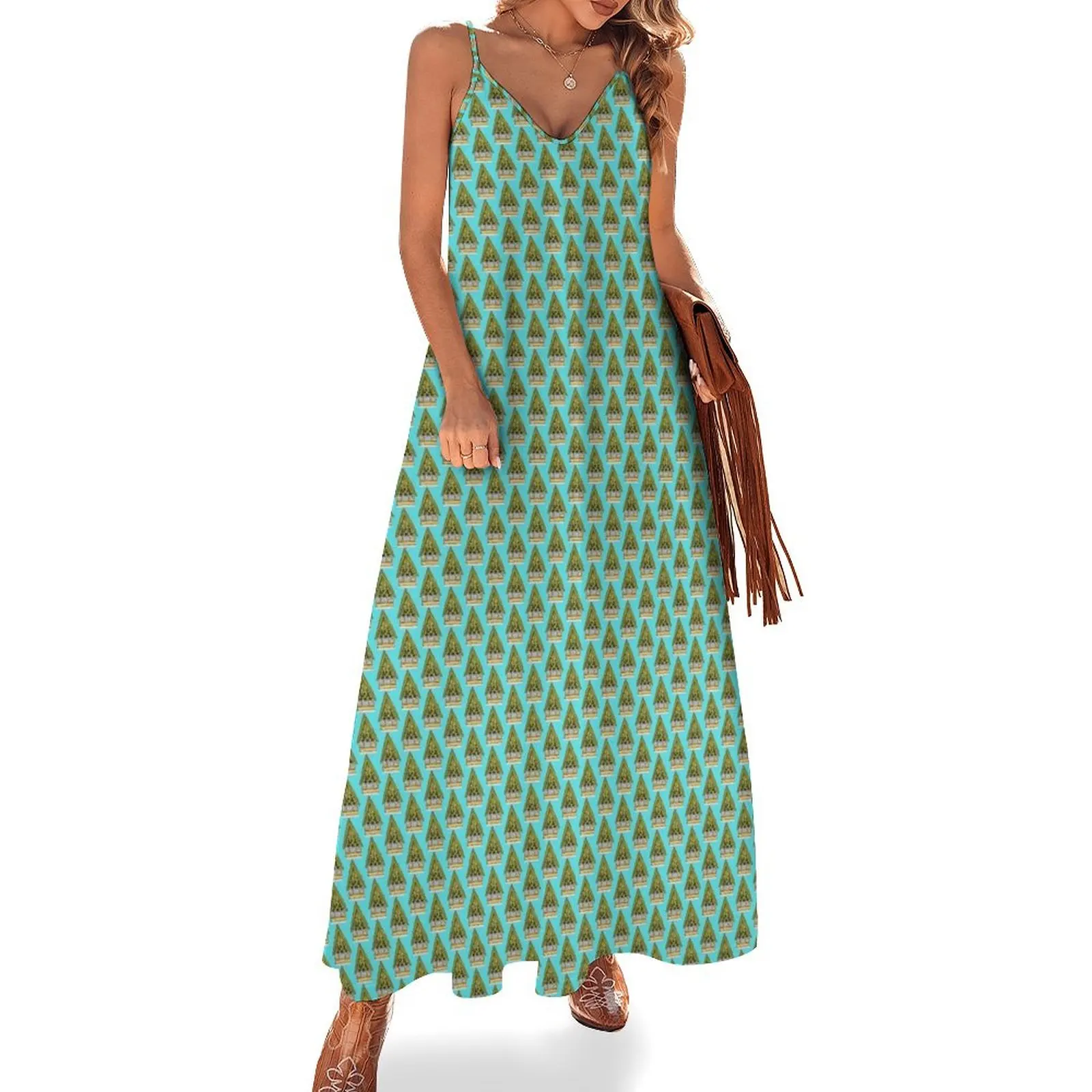 

Palauan Bai (Meeting House) Sleeveless Dress dress party night Woman clothing Dress