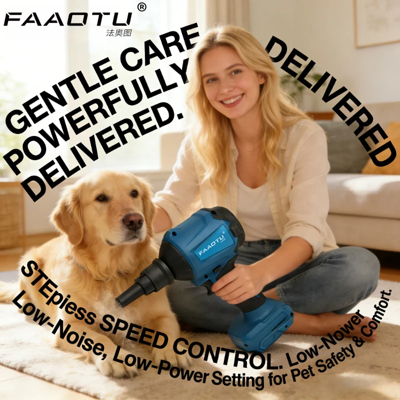 

FAAOTU DAS180 high-power air dust removal gun for blowing dust in narrow spaces power tools Suitable for MT battery