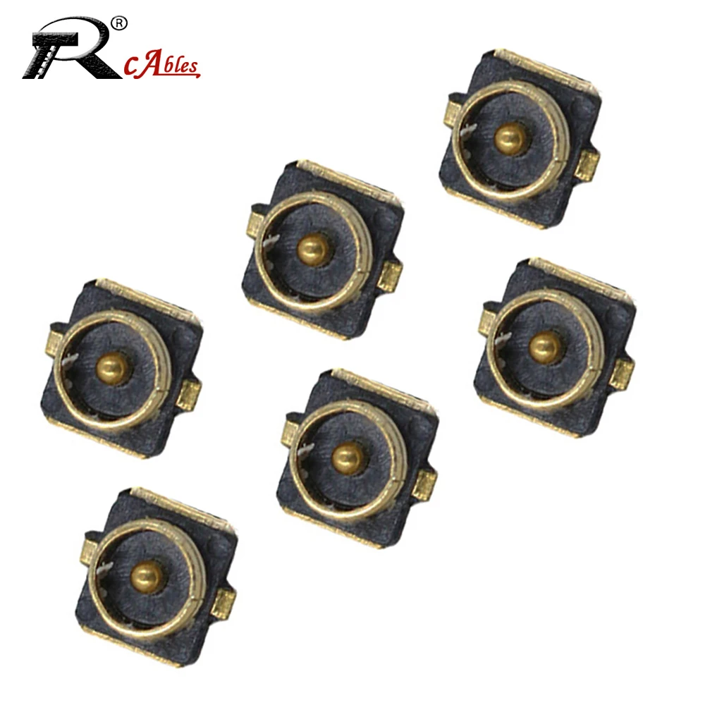 10PCS RF Coaxial 4th Gen WiFi Connector MHF4 Male Plug U.FL SMT PCB Antenna Board Terminal Base for Electronic Components