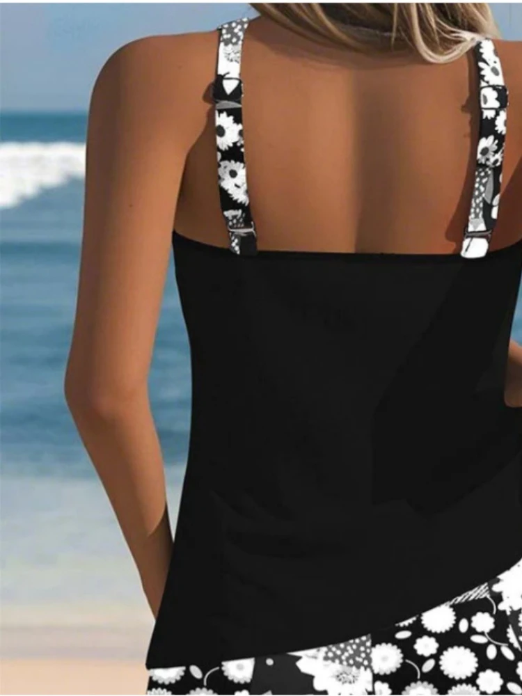 Tankini New Plus Size Swimsuit Women Large Swimwear Female Bathers Bathing Swimming Suit Beachwear Bikini 2026 Mujer