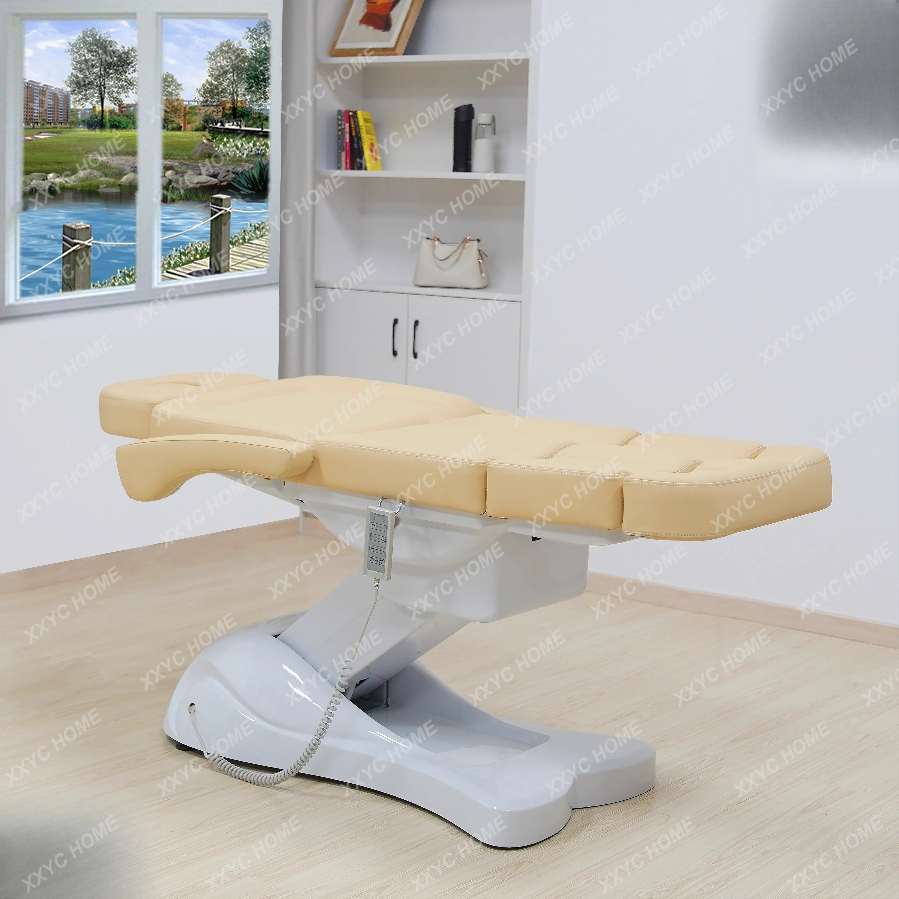 AA Lettino di bellezza Fisioterapia Riabilitazione Letto multifunzionale di sollevamento Lettino da massaggio micro-livellante Elettrico