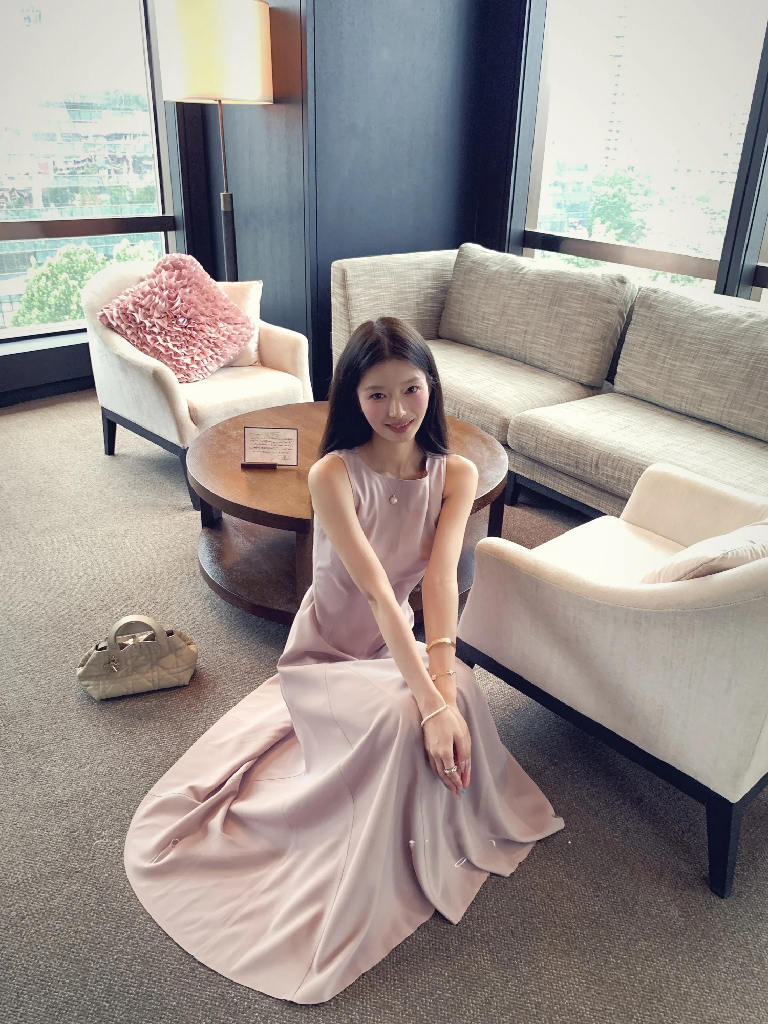 

Длинный длинный жилет с завышенной талией Dr ey-Violet Svel, Новое поступление, юбка трапециевидной формы из полиэстера с узором «Мумія Egg-Lang»