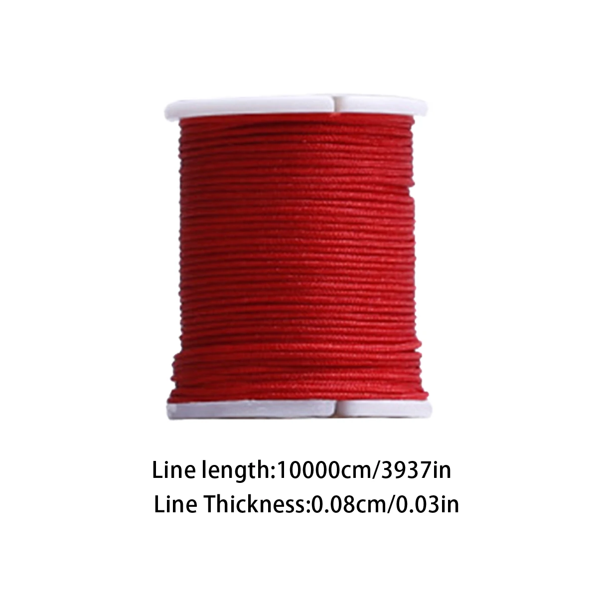 10 Rolls 0.8mm x 10m Waxed Cord Nylon Cord Beaded Cord Wire Suitable for Jewelry Necklace Bracelet Craft Making Jewelry Making