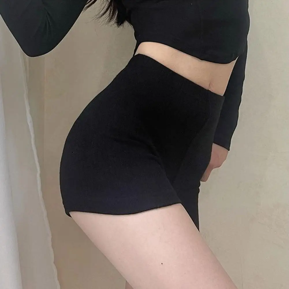 

Women Yoga Shorts High Waist Slim Buttocks Lifted Gym Shorts Sexy Solid Color Breathable Leggings Versatile Wear