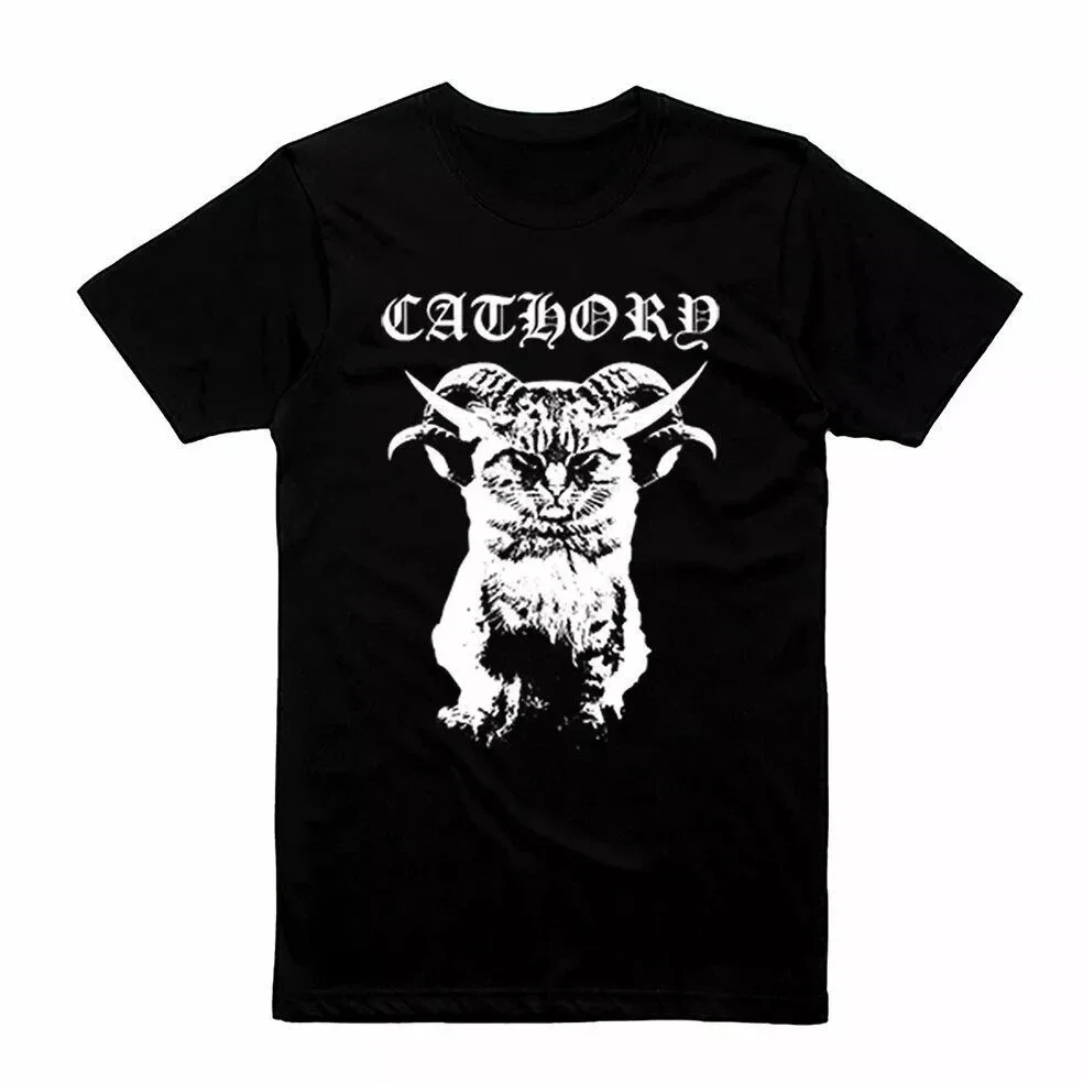 

Cathory T-Shirt American Band Singer T-shirt Men Fashion Street Hip-hop Rock Short-sleeved Women Cotton Round-neck Top