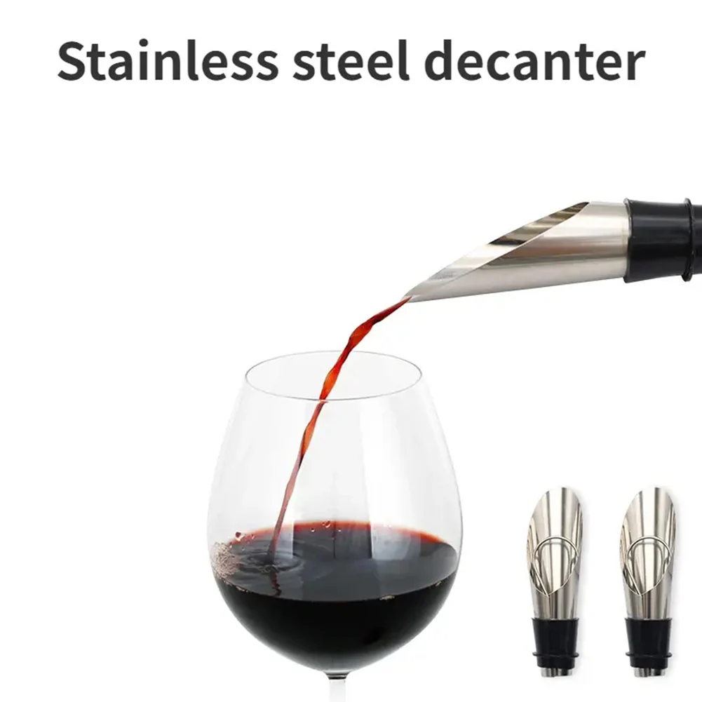2-in-1 Steel Champagne Sealed Cap Stopperfor Rust-proof Fresh-Keeping Wine Covers Gift for Wine Lovers