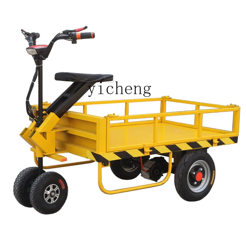 Zl Reverse Donkey Electric Flatbed Truck Truck Four-Wheel Trolley