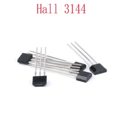 50PCS A3144E TO92 3144 Hall Effect Sensor Transistor New Original Black Light Electric Effect Sensor Linear Switch TO-92 A3144