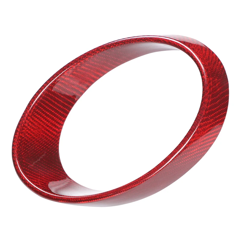 For Ferrari 458 488 11-16 Real Carbon Fiber Car Speed Meter Gauge Cluster Bezel Trim  Ring Interior Car Accessories