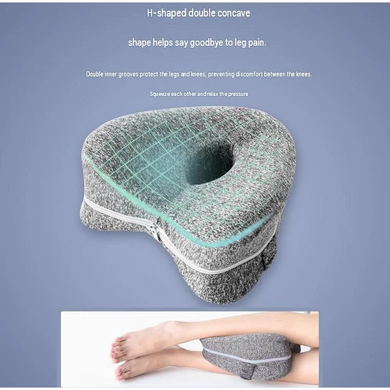 1 Stück Memory-Schaum-Kniekissen, orthopädisches Stützkissen für seitlichen Ischias, Sofa-Beinpolster zur Linderung von Ermüdungserscheinungen – Detail 2