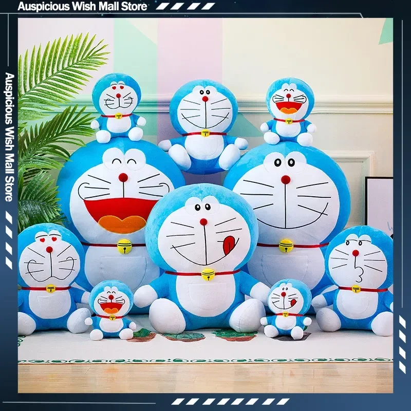 Kawaii Doraemon Anime Stuffed Plush Toy Soft Animal Plush Doll Anime Figures Doraemon Dolls Birthday Gifts For Girlfriend Kids