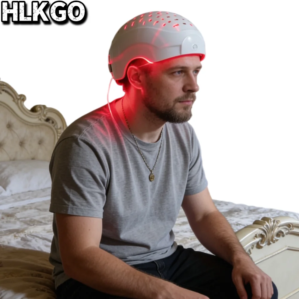 

Professional Hair Therapy Device 6750mW, 300 Medical Diodes Stimulate Follicles Improve Scalp Health Drug-Free