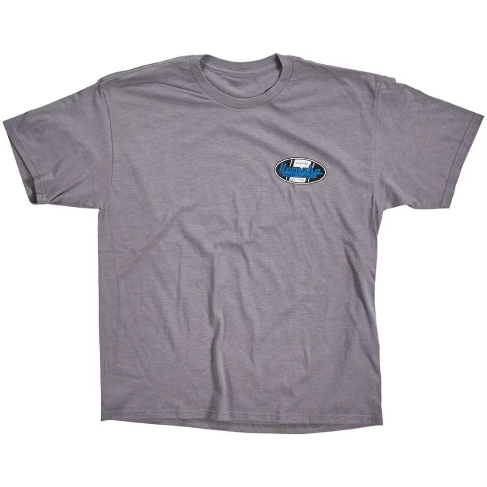 ياماها الساخن الرجال الشارع نمط مطبوعة تي شيرت ياماها ريترو نمط فضفاض نسخة الهيب هوب قصيرة الأكمام الاتجاه القطن الموضة الحضرية