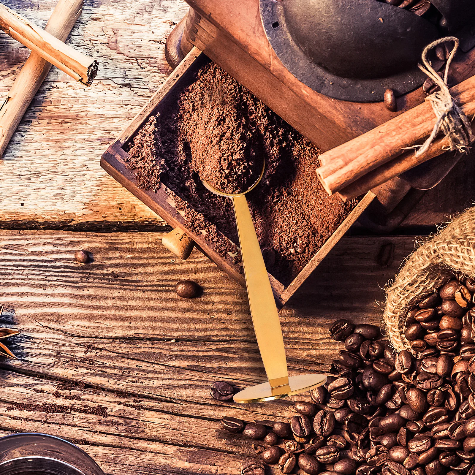 

Stainless Steel Coffee Measuring Spoon Pressed Bottom Milk Powder Espresso Scoop Kitchen Baking Powder and Protein Measuring