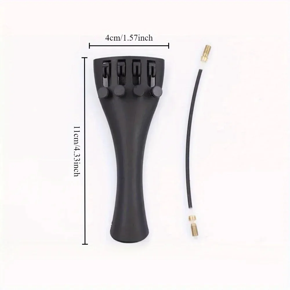 1PC 3/4 & 4/4 Violin Aluminum Tailpiece, Universal Violin Replacement Part, Musical Instrument Accessory