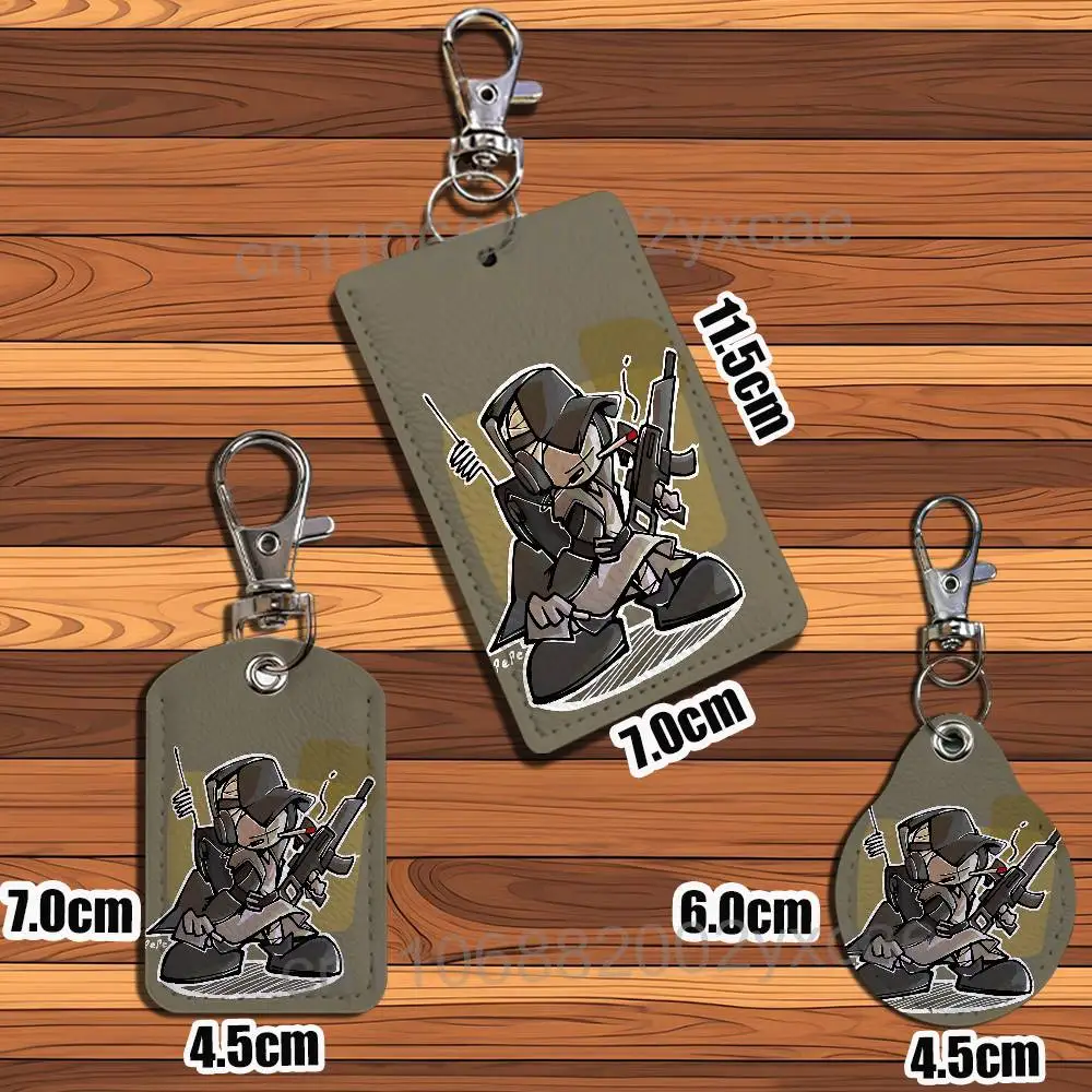 Deimos J Sanford Madness Combat Holder For Bank Business Work Card Holder Student Card Case Bus Card Keychain
