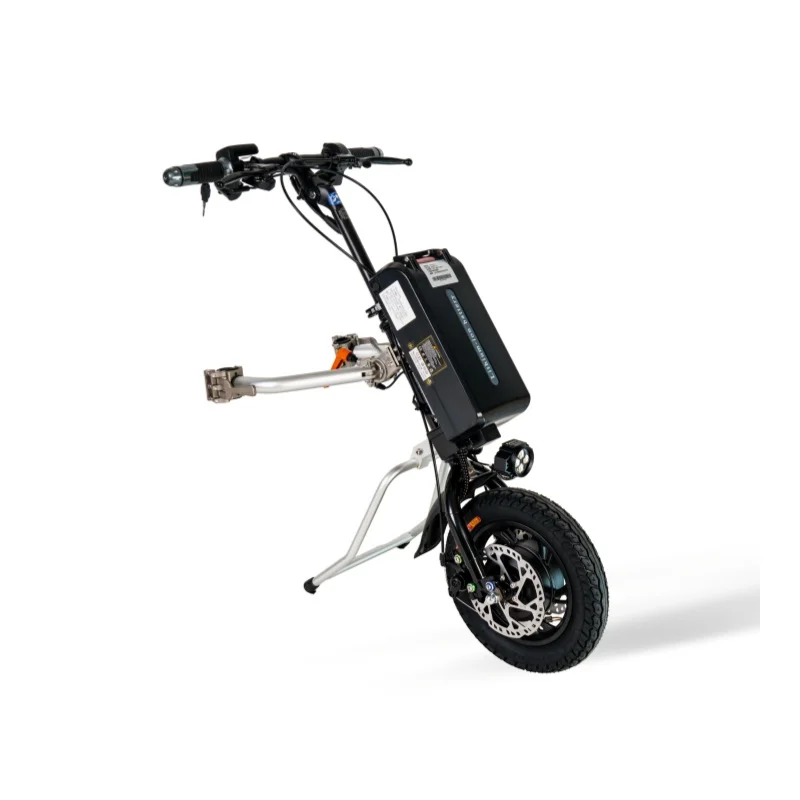 Picture 7: Coofull Direct Aluminum Alloy 350W 48V 28Ah Lithium 100km Long Range Electric Wheelchair Attachment with Quick Installation
